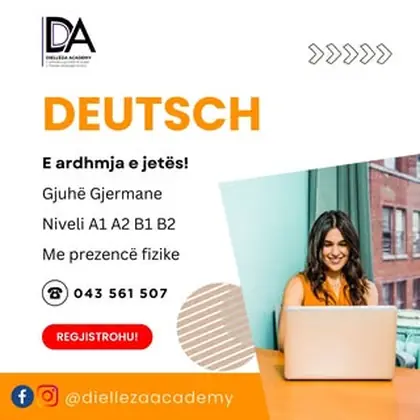 Bashkohuni me ne për një udhëtim të këndshëm drejt njohurive të reja në gjuhën gjermane.