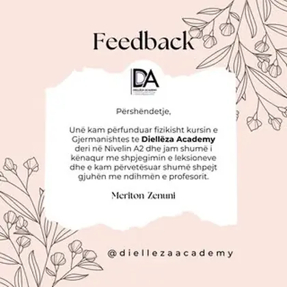 Urime nga Diellëza Academy!