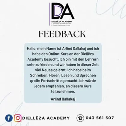 Urime nga Diellëza Academy!