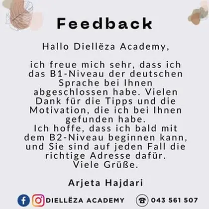 Urime nga Diellëza Academy!