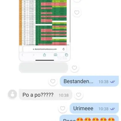 E nisim ditën me një lajm të mrekullueshëm.