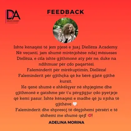 Adelina Morina, një nga studentet tona, ka ndarë përshtypjet e saj të mrekullueshme për…