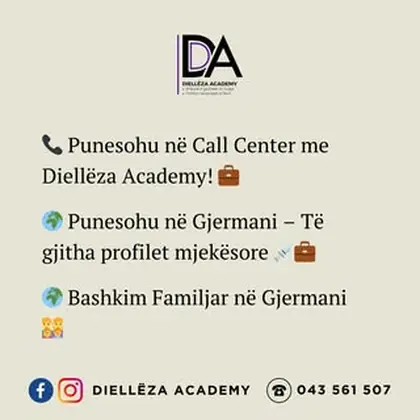 Punesohu në Call Center me Diellëza Academy!