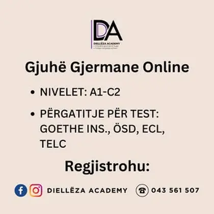 Mëso gjermanisht nga A1 në C2!