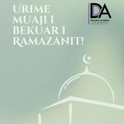 Diellëza Academy ju uron muajin e bekuar të Ramazanit!
