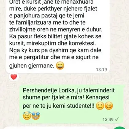 Urime Lorika!