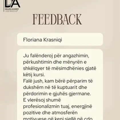 Gjatë çdo ore mësimi, ne mundohemi të krijojmë një atmosferë që frymëzon, motivon dhe…
