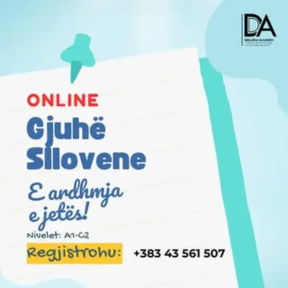 Mëso Gjuhën Sllovene ONLINE.