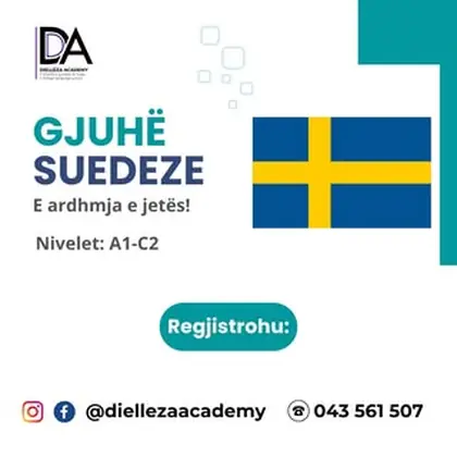 Mëso Gjuhën Suedeze, nga A1 deri në C2!