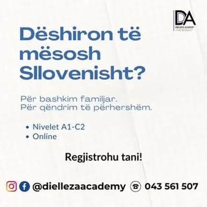 Mëso Sllovenisht dhe hape dyert e së ardhmes!