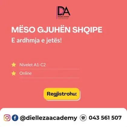 Mëso Gjuhën Shqipe, krenohu me rrënjët e tua!