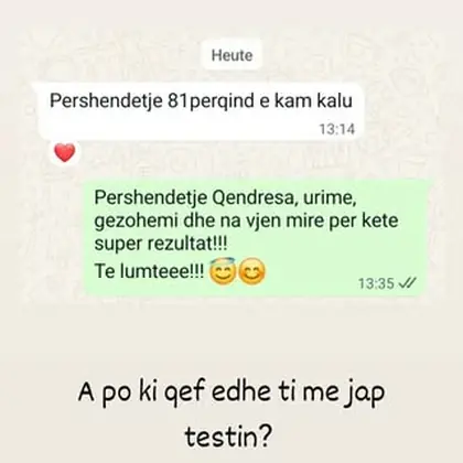Mos e lë testin të të frikësojë, bëje testin tënd të flasë për SUKSES!