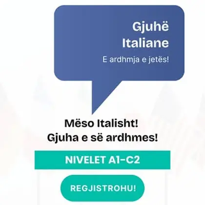 Mëso Italisht, gjuha që të hap dyert e së ardhmes!