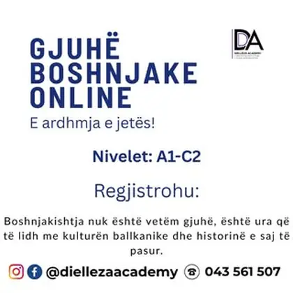 Mëso Boshnjakisht, gjuha e zemrës së Ballkanit!