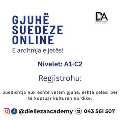 Mëso Suedisht, gjuha e mundësive nordike!