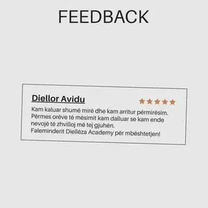 Feedback nga studentët tanë