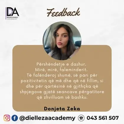 Në Diellëza Academy, çdo sukses i studentëve tanë është edhe suksesi ynë!