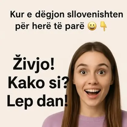 “Živjo! Kako si? Lep dan!”