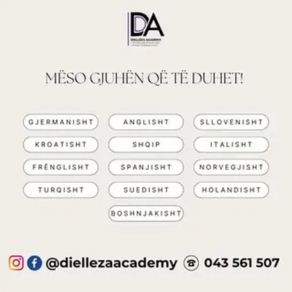 Mëso gjuhën që të duhet, aty ku cilësia dhe përkushtimi takohen!