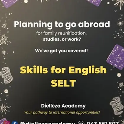 Skills for English SELT – at Diellëza Academy