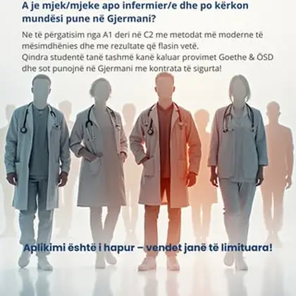 Mjekë & Infermierë – Gjermania po ju pret!