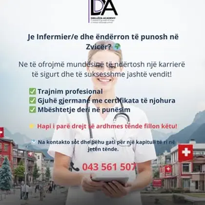 Je Infermier/e dhe ëndërron të punosh në Zvicër?