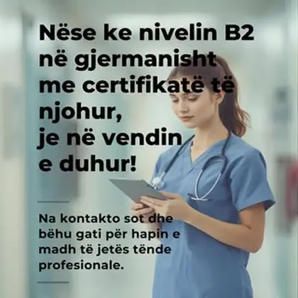 Ke nivelin B2 në gjuhën gjermane?