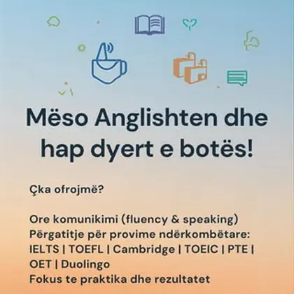 MËSO ANGLISHT DHE HAP DYERT E BOTËS!
