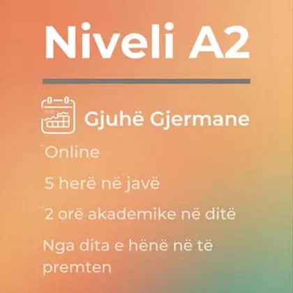 NIVELI A2 – HAPI I PARË DREJT RRJEDHSHMËRISË