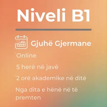 GJUHA QË TË HAP DYER NË GJERMANI – NIVELI B1