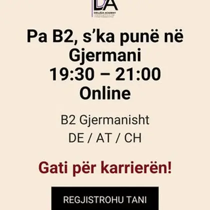 Pa B2, s’ka punë në Gjermani.