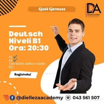 Gjermanisht B1 – Regjistrimet e Hapura!