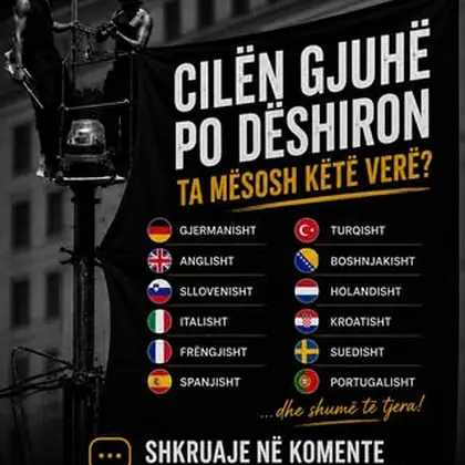 Cilën gjuhë po dëshiron ta mësosh këtë verë?