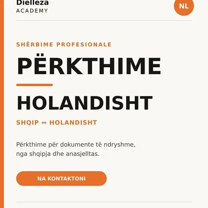 Keni nevojë për përkthim profesional në gjuhën holandeze?