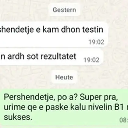 POV: Studenti yt të dërgon këtë mesazh...