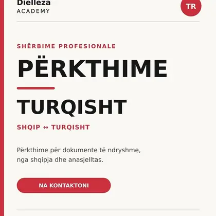 Ju duhen përkthime profesionale Shqip–Turqisht ose Turqisht–Shqip?